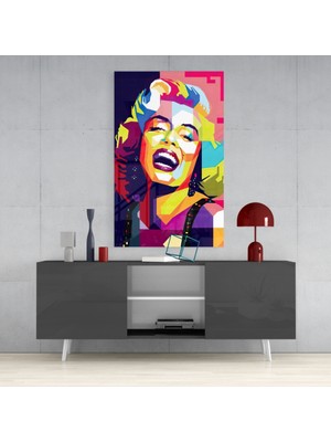 Insigne Marilyn Monroe Cam Tablo - 72X46 cm