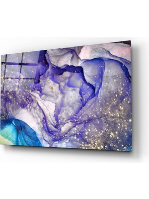Insigne Renkli Duman Cam Tablo - 72X46 cm