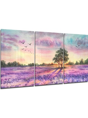 Insigne Rüya Bahçesi Cam Tablo - 3 Adet 72X46 cm
