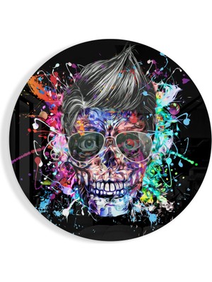 Insigne Kuru Kafa Cam Tablo - 60X60 cm