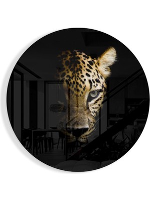 Insigne Leopar Cam Tablo - 60X60 cm