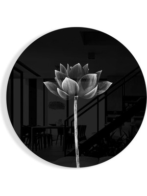 Insigne Çiçek Cam Tablo - 60X60 cm