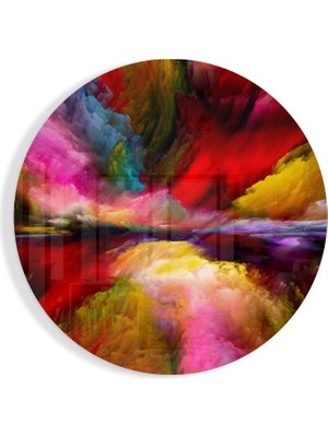 Insigne Renk Patlaması Cam Tablo - 60X60 cm