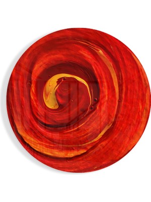 Insigne Kırmızını Döngüsü Cam Tablo - 60X60 cm