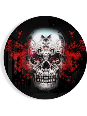 Insigne Kuru Kafa Cam Tablo - 60X60 cm