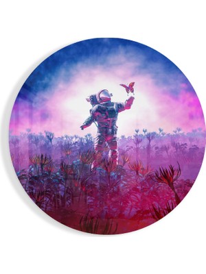 Insigne Yeni Dünyalar Cam Tablo - 60X60 cm