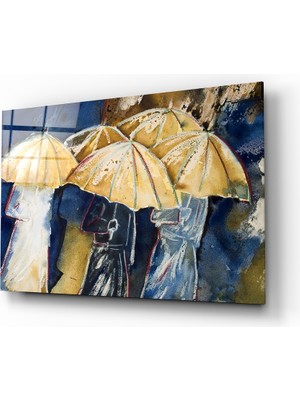Insigne Şemsiyeler Cam Tablo - 110X70 cm
