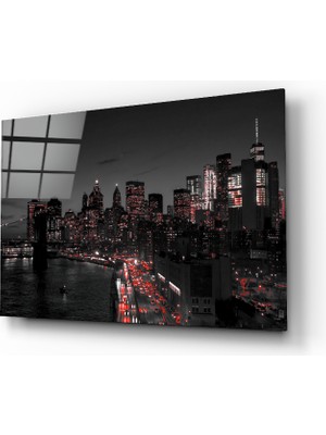 Insigne Gotham City Cam Tablo - 72X46 cm