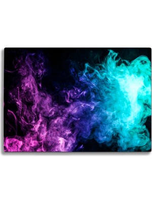Insigne Renkli Duman Uv Baskılı Cam Kesme Tablası 35X25 cm