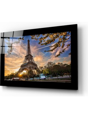 Insigne Eyfel Kulesi Cam Tablo - 110X70 cm
