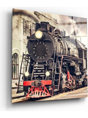 Insigne Tren Cam Tablo - 40X40 cm