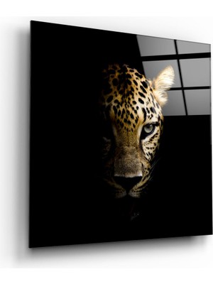 Insigne Leopar Cam Tablo - 40X40 cm