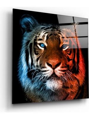 Insigne Kaplan Cam Tablo - 40X40 cm