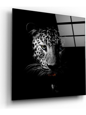 Insigne Leopar Cam Tablo - 40X40 cm