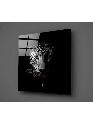 Insigne Leopar Cam Tablo - 40X40 cm