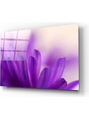 Insigne Çiçek Cam Tablo - 72X46 cm