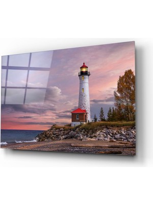 Insigne Deniz Feneri Cam Tablo - 72X46 cm