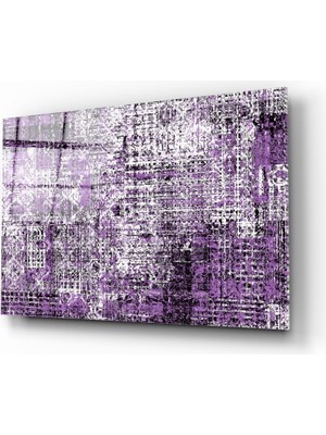 Insigne Soyut Cam Tablo - 72X46 cm