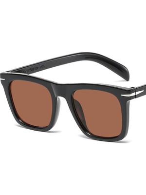 Jwl Beckham Tarzı Güneş Gözlüğü Modelleri UV400 Modern Ünlü Çerçeve Gözlük