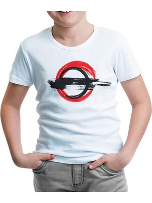 Lord T-Shirt Japon - Fırça Beyaz Çocuk Tshirt