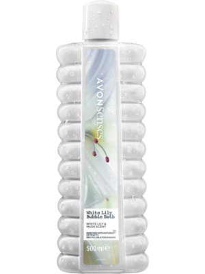Avon 500 Ml White Lily Zambak Kokulu Banyo Köpüğü Tüm Cilt Tipleri İçin Dermatolojik Olarak Test Edilmiştir