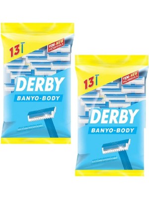 Derby Tıraş Bıçağı Banyo 10+3 Body x 2 Adet