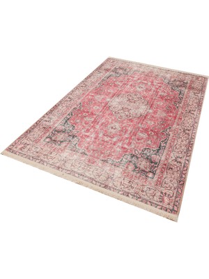 Rugs Modern Mira Ar Red 2102 Vintage Tarz Bordo Dokuma Taban Halı