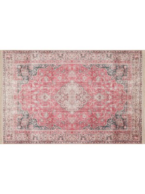 Rugs Modern Mira Ar Red 2102 Vintage Tarz Bordo Dokuma Taban Halı