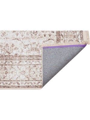 Rugs Modern Mira Ar White 2107 Vintage Doku Bej Açık Kahve Halı