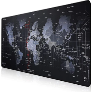 90X40 Dünya Haritası Desenli Xxl Gaming Mousepad (Büyük Boy World Map Oyuncu Mouse Pad)