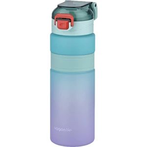 Çift Renk 800 ml Kaydırmaz Silikon Gövde Rahat Içim Pipetsiz Motivasyon Su Matarası