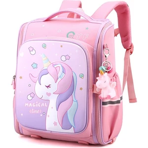 Unicorn Desen Baskılı Öğrenci Sırt Çantası (Yurt Dışından)