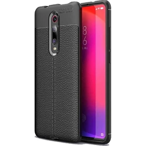 Xiaomi Mi 9t Kılıf Niss Silikon Deri Desen + Ekran Koruyucu
