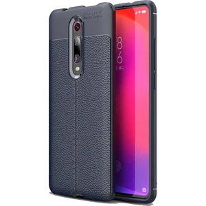 Xiaomi Mi 9t Kılıf Niss Silikon Deri Desen + Ekran Koruyucu