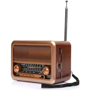 NS-3315BT Taşınabilir Nostaljik Radyo Bluetooth Hoparlör Mp3 Çalar