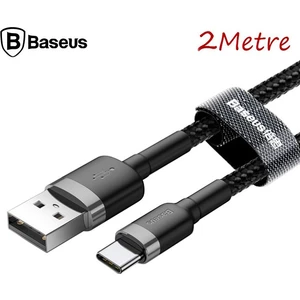 Cafule USB Type C 2metre 2.0A Hızlı Şarj Halat USB Kablo