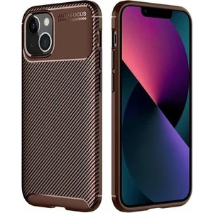 Apsuwa Iphone 13 Mini Karbon Görünüm Negro Silikon Kılıf + Ekran Koruyucu Nano