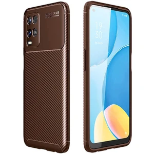 Apsuwa Oppo A54 Karbon Görünüm Negro Silikon Kılıf