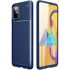 Apsuwa Samsung Galaxy M51 Karbon Görünüm Negro Silikon Kılıf