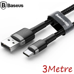 Cafule USB Type C 3metre Halat USB Kablosu