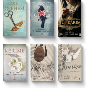 Aşk Cephesi - Kara Güneş - Hünkarım - Kerime - Aşk Çölü - Kanaviçe - Hayatın Içinden Kitaplar Seti - 6 Kitap