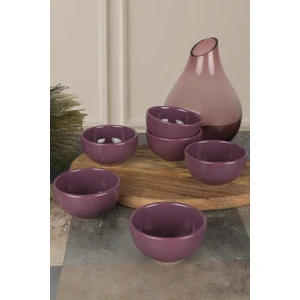 Mor Bulut Mini Çerezlik / Sosluk 8 Cm 6 Adet
