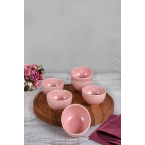 Mat Açık Pembe Bulut Mini Çerezlik / Sosluk 8 Cm 6 Adet