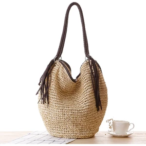 Rattan Hasır Omuz Çantası(Yurt Dışından)
