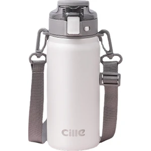Pangolin Outdoors 600 ml. Paslanmaz Çelik Termos - Beyaz (Yurt Dışından)