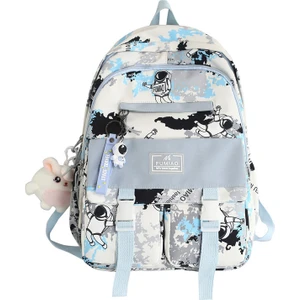 Ivy Stationery Kişiselleştirilmiş Grafiti Geniş Kapasiteli Öğrenci Okul Çantası (Yurt Dışından)