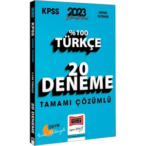 Yargı Yayınevi KPSS 2023 Türkçe Tamamı Çözümlü 20 Deneme