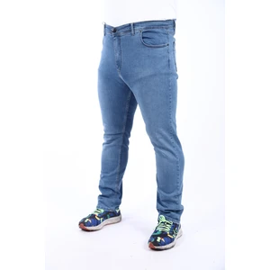 Moc Grande Mocgrande Erkek Büyük Beden Kot Pantolon Power Lycra 20001-MAVI