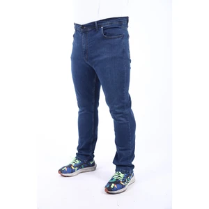 Moc Grande Mocgrande Erkek Büyük Beden Kot Pantolon Power Lycra 20001-KOYU Mavı