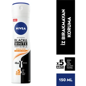 Kadın Black White Güçlü Etki Sprey Deodorant 150 ml